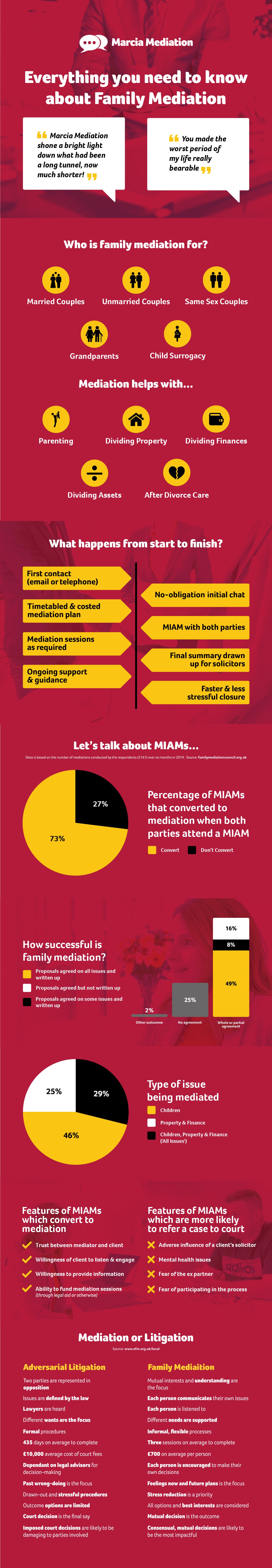 Family Mediation Infographic